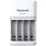 Batterijlader Panasonic BQ-CC55E — compacte NiMH/NiCd-lader voor AA/AAA-accu's