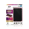 Silicon Power Armor A62 SP010TBPHD62SS3K draagbare harde schijf van 1 TB, USB 3.2 Gen 1, zwart/rood