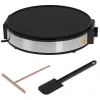 Crêpemaker Adler AD 3058 1600 W zwart roestvrij staal