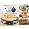 Crêpemaker Adler AD 3058 1600 W zwart roestvrij staal
