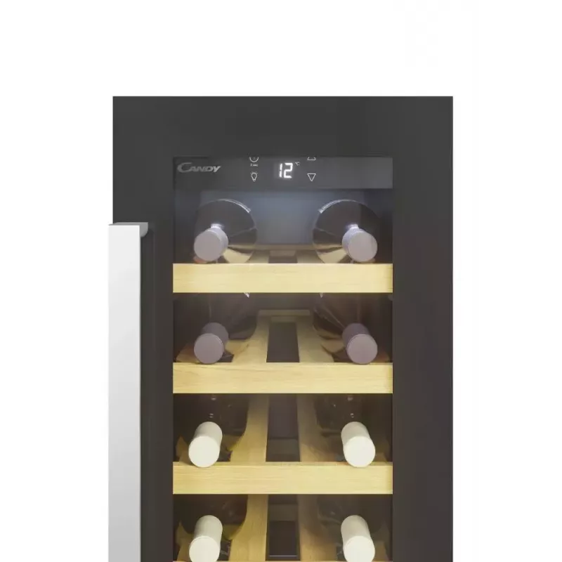 Inbouw wijnkoeler Candy DiVino CCVB 30/1 zwart 20 flessen