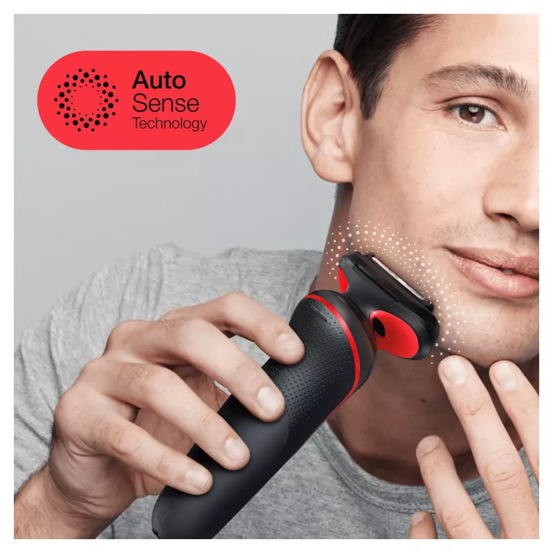 Braun Series 5 50-R1000s foliescheerapparaat zwart, rood
