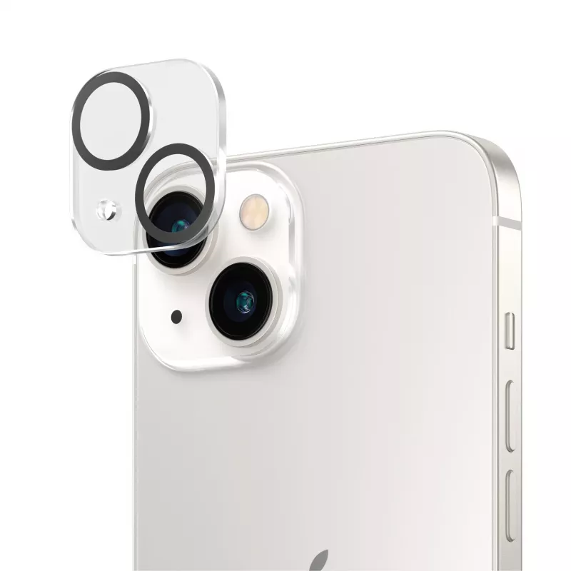 Camerobjectief-beschermfolie PanzerGlass PicturePerfect voor Apple iPhone 14 / 14 Plus, transparant gehard glas