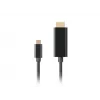 LANBERG kabel USB-C(m) -HDMI(m) 1m 4K 60Hz zwart