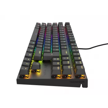 GENESIS Thor 303 TKL toetsenbord gaming USB QWERTY zwart RGB LED