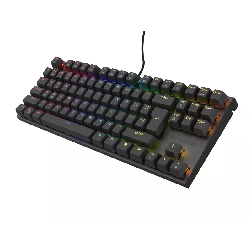 GENESIS Thor 303 TKL toetsenbord gaming USB QWERTY zwart RGB LED