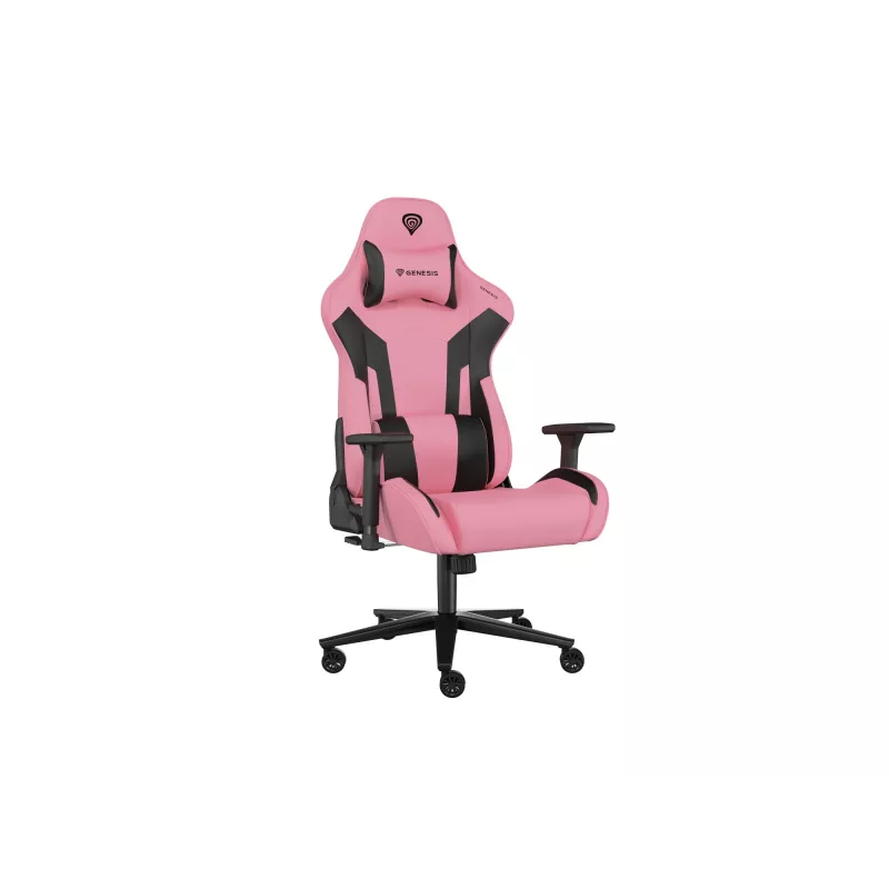 PC gamingstoel GENESIS Nitro 720 luchtgevulde zitting zwart roze 150 kg