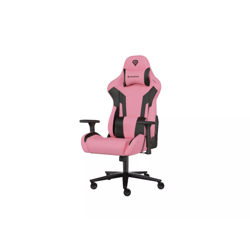 PC gamingstoel GENESIS Nitro 720 luchtgevulde zitting zwart roze 150 kg