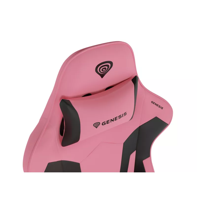PC gamingstoel GENESIS Nitro 720 luchtgevulde zitting zwart roze 150 kg