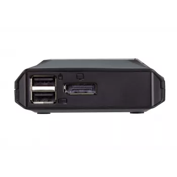 ATEN 2-poorts USB-C 4K DisplayPort KVM-switch met afstandsbediening voor poortselectie