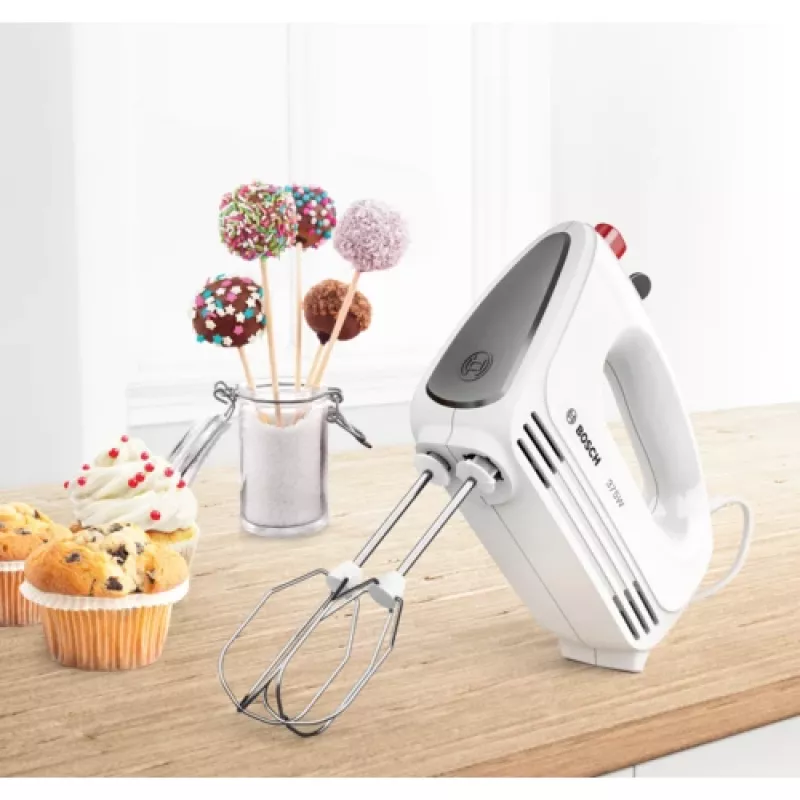 Handmixer Bosch MFQ22100 — 375 W, handbediend, grijs/wit, 0,9 kg