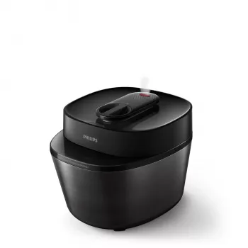 Elektrische snelkookpan Philips HD2151/40 — 5 L, 1000 W, 34 automatische programma's, zwart