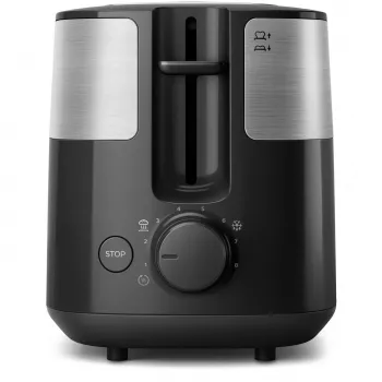 Philips Daily Collection HD2517/90 toaster 8 2 sneetjes 900 W zwart, zilver