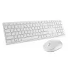 Toetsenbord en muis Dell KM5221W Pro Wireless set wit 2,4 GHz