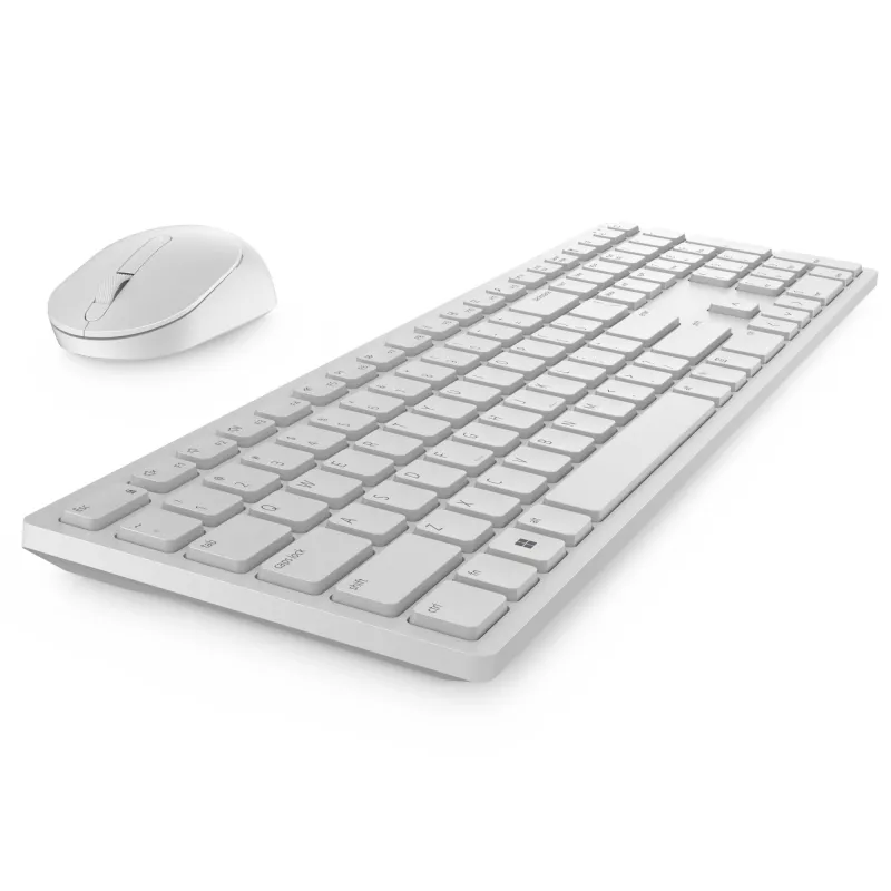 Toetsenbord en muis Dell KM5221W Pro Wireless set wit 2,4 GHz