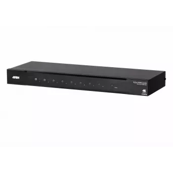 ATEN 8-poorts True 4K HDMI-switch, HDMI, metaal, zwart, 60 Hz, 3 m, 1920 x 1080 (HD 1080), 3840 x 2160, 4096 x 2160