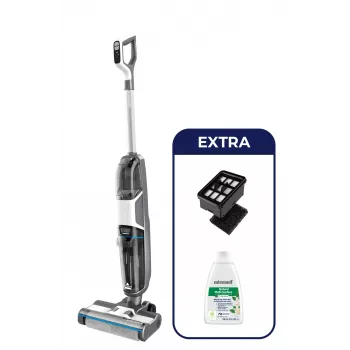 Bissell CrossWave HF3 Cordless Select rechtopstaande stofzuiger batterij droog&nat zakloos 0 L 255 W grijs, wit