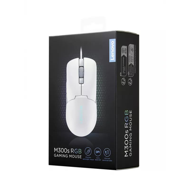Lenovo GY51H47351 muis gaming rechtshandig USB Type-A optisch 8000 DPI
