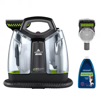 Bissell SpotClean Pet Select tapijtreinigingsmachine handheld diep zwart, groen, transparant