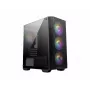 PC-behuizing MSI MAG FORGE M100A Micro Tower Zwart met gehard glas, 3x120mm frontventilator, RGB, microATX/Mini‑ITX