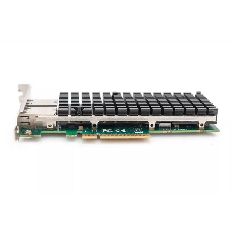 DIGITUS Ethernet-serveradapter – 10 Gbit/s dual-port PCIe X8, Intel X540 BT2