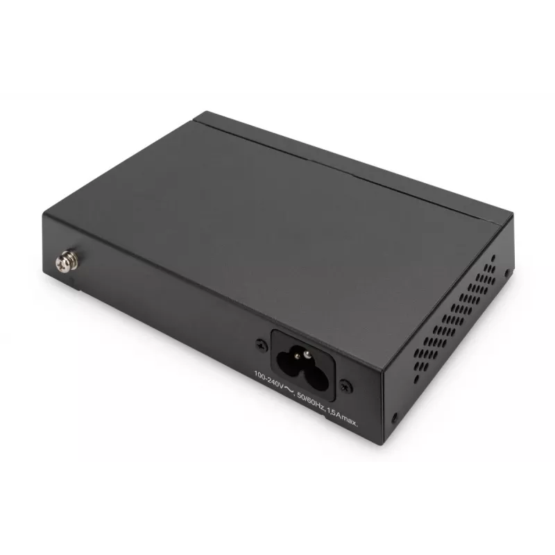 DIGITUS PoE-switch 4+1-poorts Ethernet Unmanaged 4-poorts PoE,