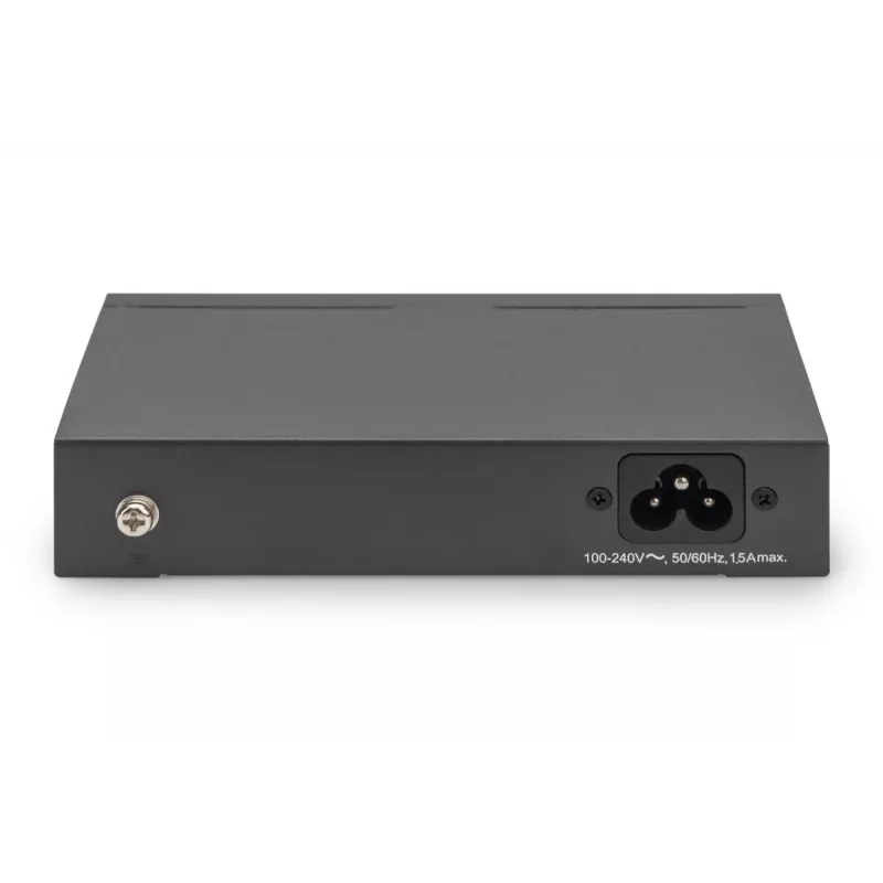 DIGITUS PoE-switch 4+1-poorts Ethernet Unmanaged 4-poorts PoE,