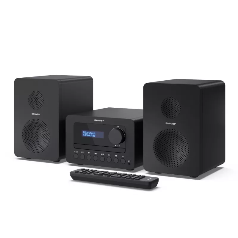 Sharp TOKYO DAB+ HI-FI Micro Systeem Home-audio-microsysteem 40 W Zwart