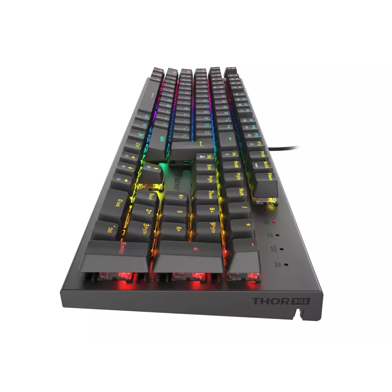 GENESIS Thor 303 toetsenbord gaming USB QWERTY US International zwart