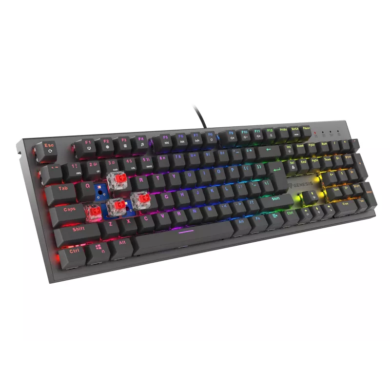 GENESIS Thor 303 toetsenbord gaming USB QWERTY US International zwart