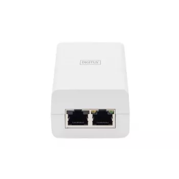 DIGITUS Gigabit Ethernet PoE+ injector 802.3at, 30 W, kleine behuizing, wit