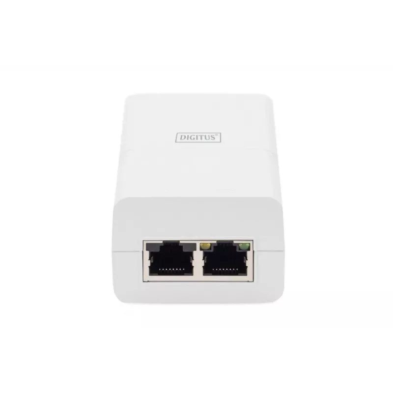 DIGITUS Gigabit Ethernet PoE+ injector 802.3at, 30 W, kleine behuizing, wit