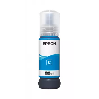 Inktfles Epson 108 EcoTank cyaan – originele vervangende inkt voor EcoTank-printers, cyaan