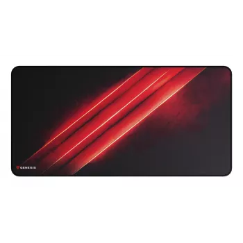 GENESIS Carbon 500 Maxi Flash G2 gaming-muismat zwart, rood