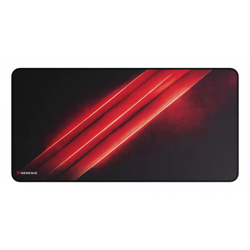GENESIS Carbon 500 Maxi Flash G2 gaming-muismat zwart, rood