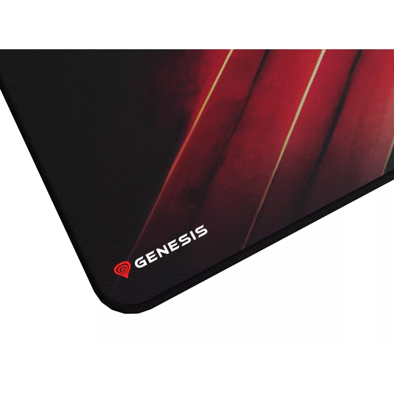 GENESIS Carbon 500 Maxi Flash G2 gaming-muismat zwart, rood