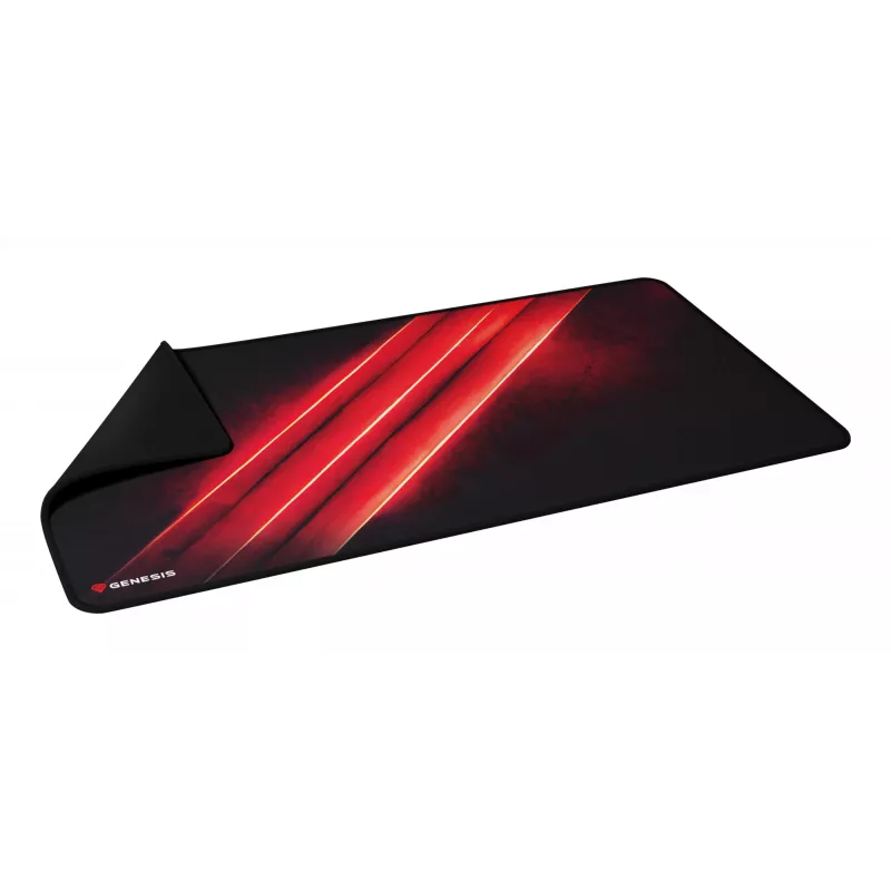 GENESIS Carbon 500 Maxi Flash G2 gaming-muismat zwart, rood