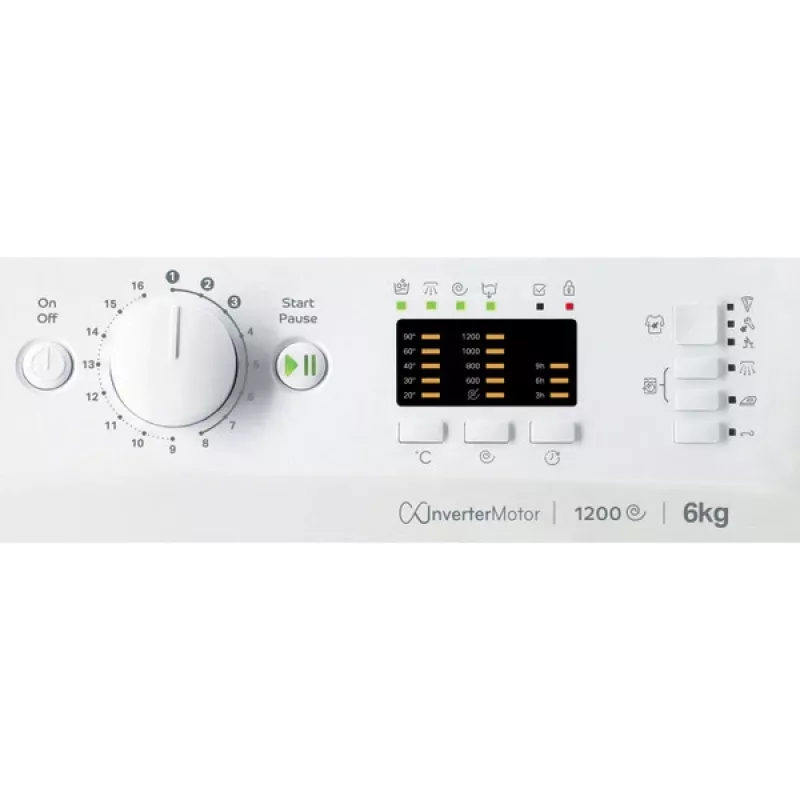 Indesit MTWSA 61294 WK EE wasmachine frontlader 6 kg 1151 t/min wit