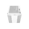 PC-behuizing DeepCool CC360 WH ARGB mini tower wit — Micro-ATX/Mini-ITX, gehard glas, 2x 3,5 inch + 3x 2,5 inch, 2x 120 mm frontventilator