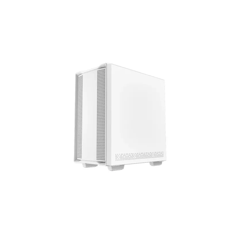 PC-behuizing DeepCool CC360 WH ARGB mini tower wit — Micro-ATX/Mini-ITX, gehard glas, 2x 3,5 inch + 3x 2,5 inch, 2x 120 mm frontventilator