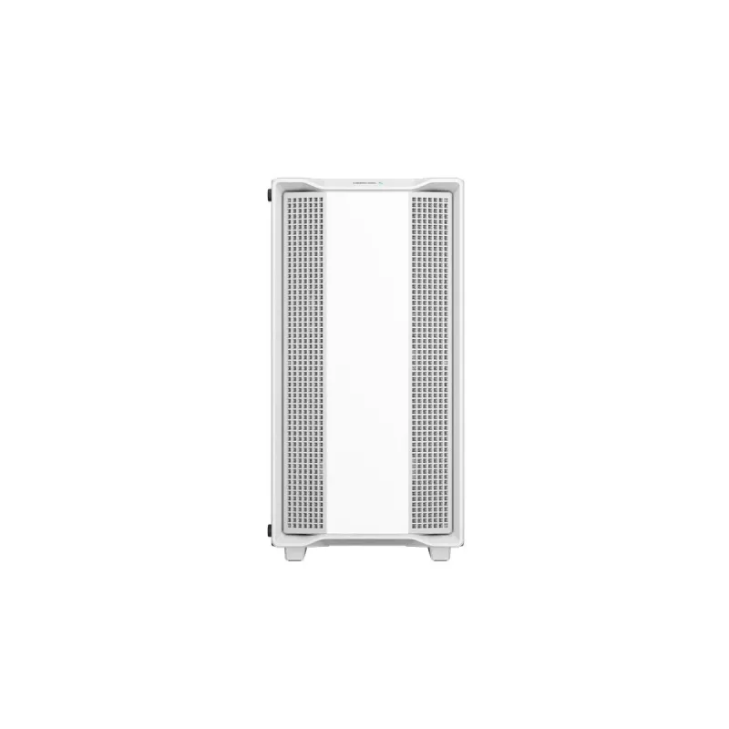 PC-behuizing DeepCool CC360 WH ARGB mini tower wit — Micro-ATX/Mini-ITX, gehard glas, 2x 3,5 inch + 3x 2,5 inch, 2x 120 mm frontventilator