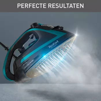 Tefal Puregliss FV8066 stoomstrijkijzer Durilium AirGlide Autoclean-strijkzool 3000 W zwart, blauw
