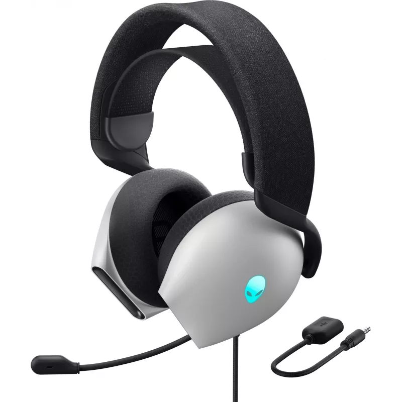 Alienware AW520H headset bedrade gaming-headset met hoofdband wit