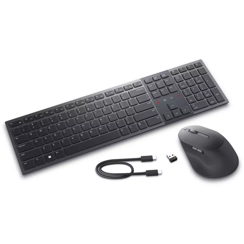 DELL Pro Premium Collaboration-toetsenbord en muis - KM900 - US International (QWERTY)