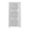 DeepCool CH560 Digital WH Mid-Tower pc-behuizing, E-ATX/ATX, gehard glas, 3x 140 mm ARGB-ventilatoren, digitaal statusscherm, USB-C, wit