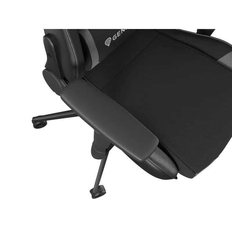 PC gaming stoel GENESIS NITRO 440 G2 gevoerde zitting zwart grijs max. 120 kg