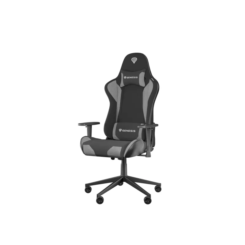 PC gaming stoel GENESIS NITRO 440 G2 gevoerde zitting zwart grijs max. 120 kg