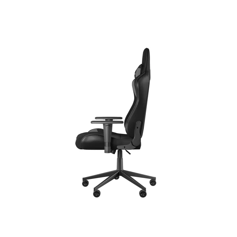 PC gaming stoel GENESIS NITRO 440 G2 gevoerde zitting zwart grijs max. 120 kg