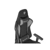 PC gaming stoel GENESIS NITRO 440 G2 gevoerde zitting zwart grijs max. 120 kg