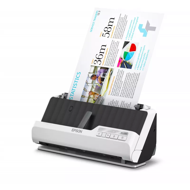 Epson DS-C490 ADF + documentinvoerscanner 600 x 600 DPI A4 zwart, wit